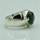 AAE 6869 Chandi Ring 925, Stone: Blood Stone