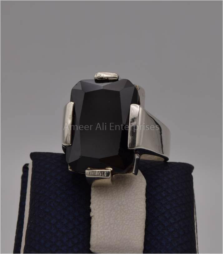 AAE 1806 Chandi Ring 925, Stone: Zircon - AmeerAliEnterprises