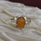 AAE 1569 Chandi Ring 925, Stone: Yellow Sapphire (Pukhraj) - AmeerAliEnterprises