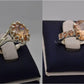 Silver Couple Rings: Pair 114,  Stone: Zircon - AmeerAliEnterprises