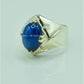AAE 6552 Chandi Ring 925, Stone: Neelam Star