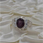 AAE 1136 Chandi Ring 925, Stone: Ruby (Yaqoot) - AmeerAliEnterprises