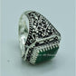 AAE 6718 Chandi Ring 925, Stone: Onyx - AmeerAliEnterprises