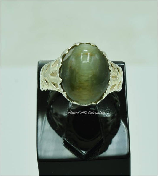 AAE 6553 Chandi Ring 925, Stone: Cat's Eye