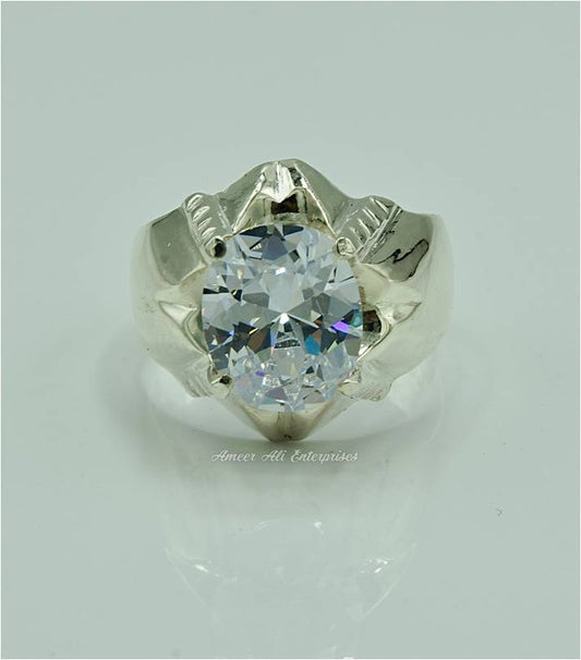 AAE 6906 CHANDI RING 925, STONE: ZIRCON