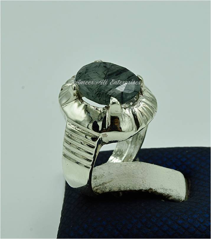 AAE 6860 Chandi Ring 925, Stone: Moh e Najaf