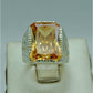 AAE 1824 Chandi Ring 925, Stone: Zircon - AmeerAliEnterprises