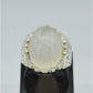 AAE 6258 Chandi Ring 925, Stone: Dur e Najaf