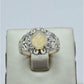 AAE 5930 Chandi Ring 925, Stone: Opal - AmeerAliEnterprises