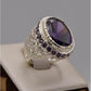 AAE 2484 Chandi Ring 925, Stone: Zircon - AmeerAliEnterprises