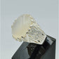 AAE 6258 Chandi Ring 925, Stone: Dur e Najaf