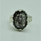 AAE 6897 Chandi Ring 925, Stone: Moh e Najaf