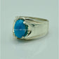 AAE 6880 Chandi Ring 925, Stone: Feroza