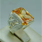 AAE 1824 Chandi Ring 925, Stone: Zircon - AmeerAliEnterprises