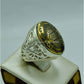 AAE 6141 Chandi Ring 925, Stone: Hadeed (Ayat ul Kursi) - AmeerAliEnterprises