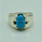 AAE 6880 Chandi Ring 925, Stone: Feroza