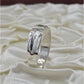 AAE 3514 Chandi Ring 925, Stone Emerald (Zamurd)