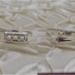 Silver Couple Rings: Pair 30,  Stone: Pearl - AmeerAliEnterprises