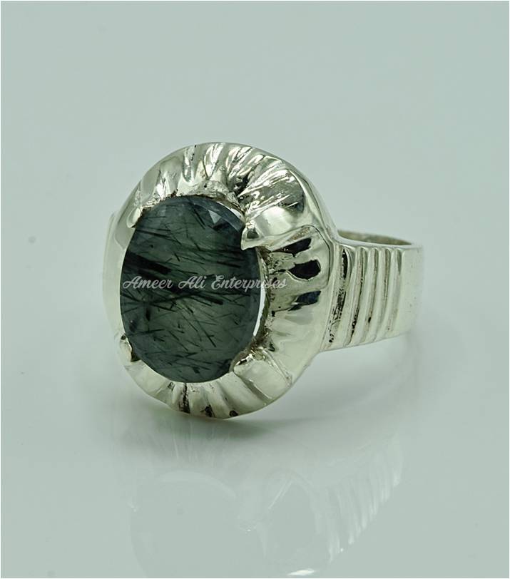 AAE 6860 Chandi Ring 925, Stone: Moh e Najaf