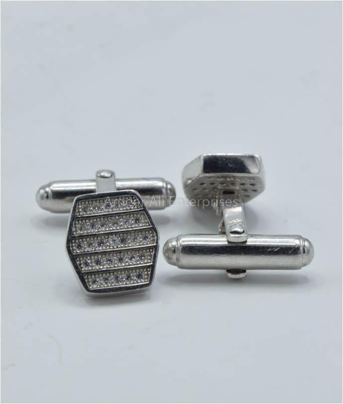 AAE 5923 Chandi Studs 925, Stone Zircon - AmeerAliEnterprises