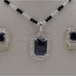 AAE 5639 Chandi Set 925, Stone: Zircon - AmeerAliEnterprises