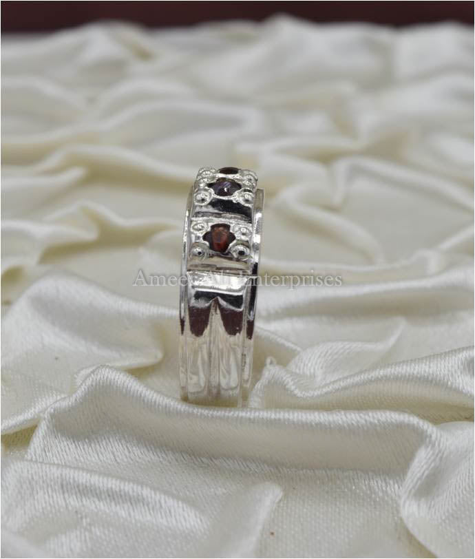 AAE 3512 Garnet 925 Chandi Ring