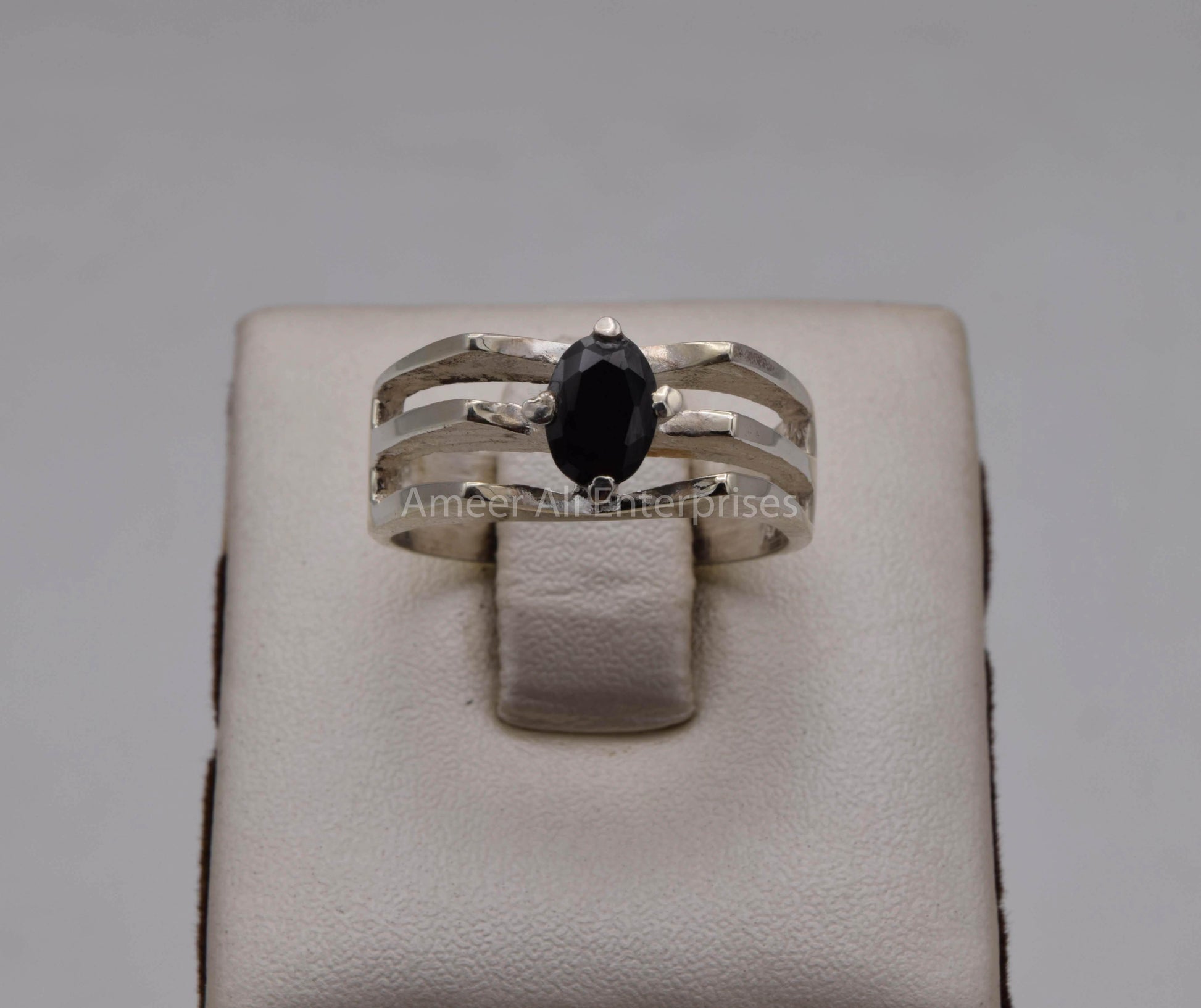 AAE 5703 Chandi Ring 925, Stone: Zircon - AmeerAliEnterprises