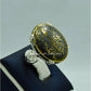 AAE 6122 Chandi Ring 925, Stone: Hadeed (Naad-e-Ali A.S) - AmeerAliEnterprises