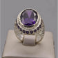 AAE 2484 Chandi Ring 925, Stone: Zircon - AmeerAliEnterprises