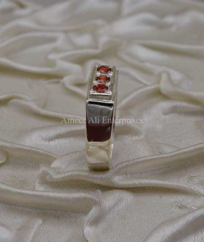 AAE 1849 Chandi Ring 925, Stone: Zircon - AmeerAliEnterprises