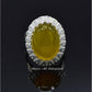 AAE 6820 CHANDI RING 925, STONE: Yellow AQEEQ - AmeerAliEnterprises