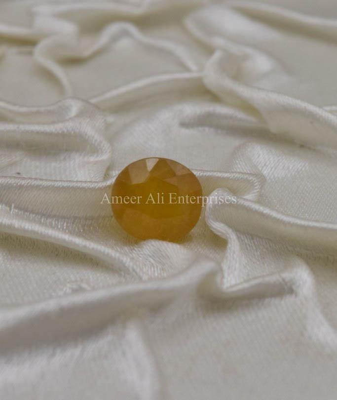 AAE 1318 Yellow Sapphire (Pukhraj) - AmeerAliEnterprises