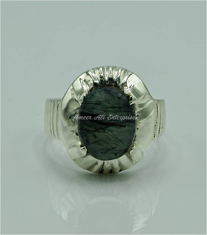 AAE 6860 Chandi Ring 925, Stone: Moh e Najaf