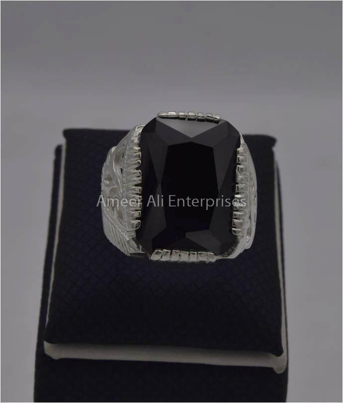 AAE 2248 Chandi Ring 925, Stone: Zircon - AmeerAliEnterprises