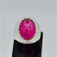 AAE 6621 Chandi Ring 925, Stone: Irani Poota Yaqoot