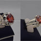 Silver Couple Rings: Pair 63, Stone: Zircon - AmeerAliEnterprises