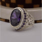 AAE 2484 Chandi Ring 925, Stone: Zircon - AmeerAliEnterprises