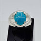 AAE 6614 Chandi Ring 925, Stone: Feroza