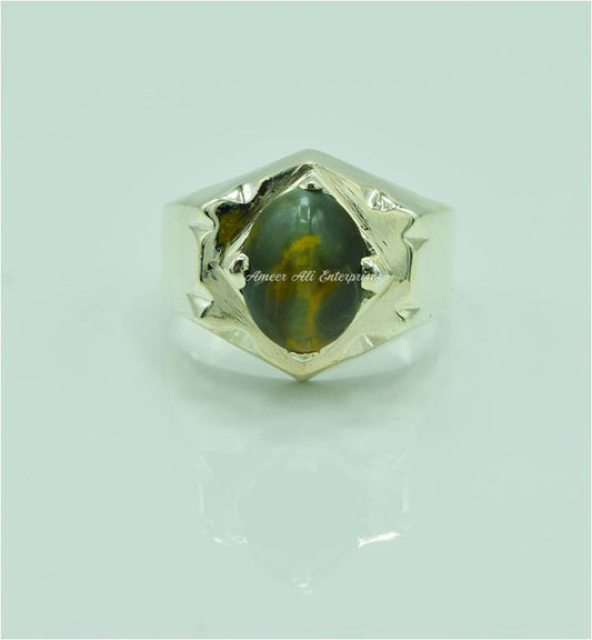 AAE 6554 Chandi Ring 925, Stone: Cat's Eye