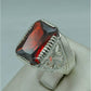 AAE 1825 Chandi Ring 925, Stone: Zircon - AmeerAliEnterprises