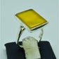 AAE 6821 CHANDI RING 925, STONE: YELLOW AQEEQ