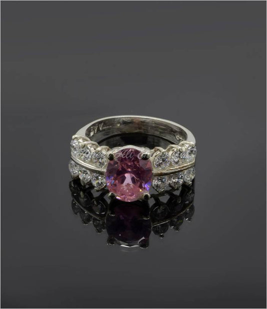 AAE 6118 Chandi Ring 925, Stone: Zircon - AmeerAliEnterprises