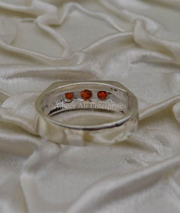 AAE 1849 Chandi Ring 925, Stone: Zircon - AmeerAliEnterprises