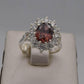 AAE 7528 Chandi Ring 925, Stone: Zircon - AmeerAliEnterprises