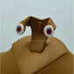 AAE 5769 Chandi Earrings 925, Stone: Irani Pota Yaqoot - AmeerAliEnterprises