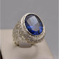 AAE 7527 Chandi Ring 925, Stone: Zircon - AmeerAliEnterprises