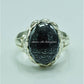 AAE 6772 CHANDI RING 925, STONE: HADEED (NAAD-E-ALI A.S) - AmeerAliEnterprises