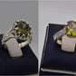 Silver Couple Rings: Pair 112,  Stone: Zircon - AmeerAliEnterprises