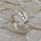 AAE 9815 Chandi Ring 925, Stone Pearl - AmeerAliEnterprises