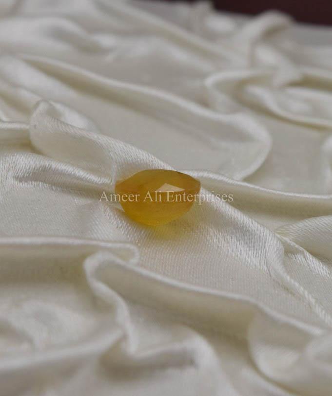 AAE 1318 Yellow Sapphire (Pukhraj) - AmeerAliEnterprises